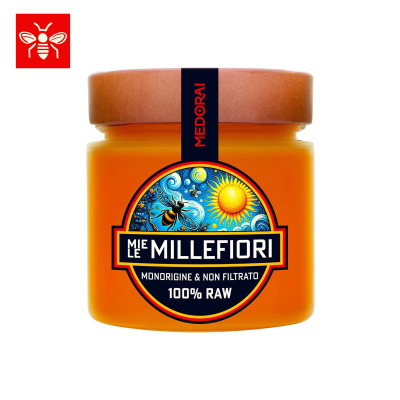 Miele Millefiori 100% Grezzo 250g Miele Millefiori 100% Grezzo 250g