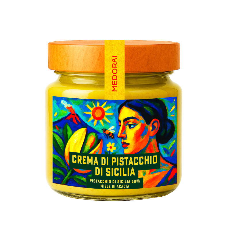 Crema di Pistacchio di Sicilia 58% Incantata 250g Crema di Pistacchio di Sicilia 58% Incantata 250g