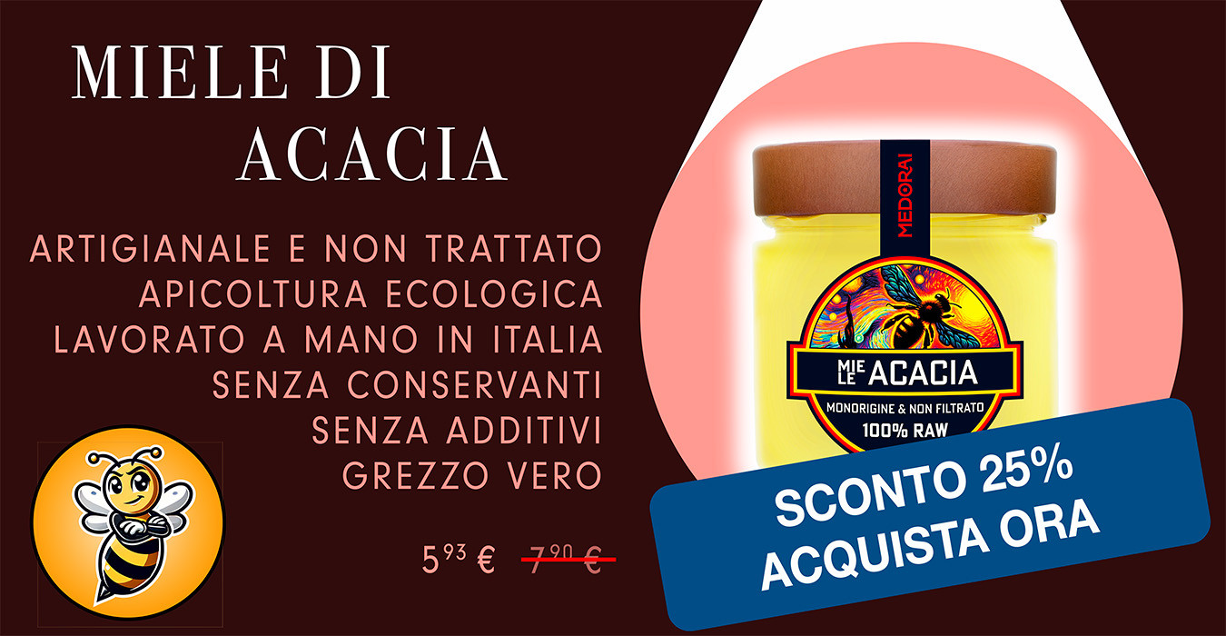 Miele di Acacia Artigianale Grezzo